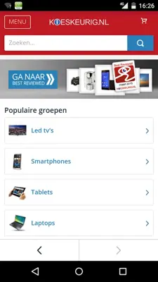 Kieskeurig.nl android App screenshot 2